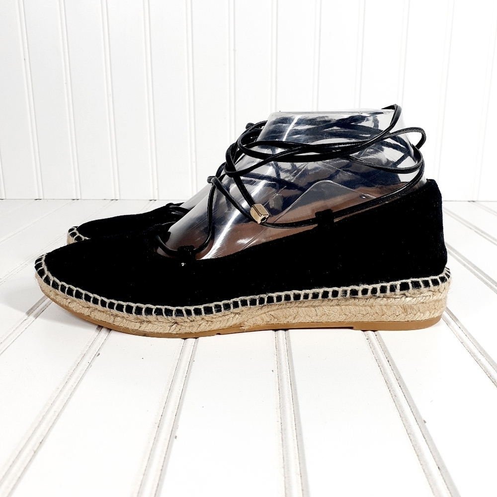 Romena Handmade Suede Lace-Up Espadrilles E761